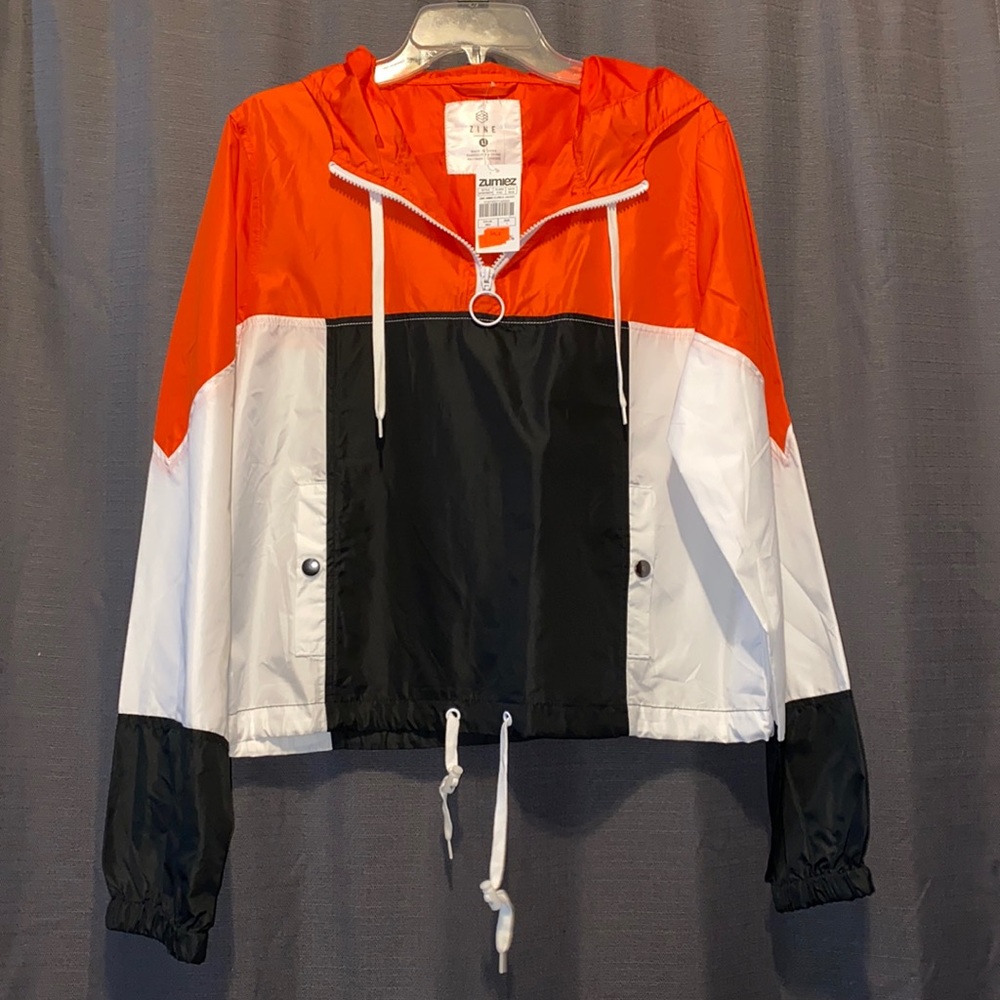 3/4 Zip Windbreaker Jacket